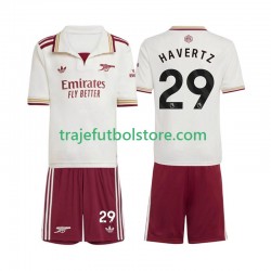 Camiseta 3ª Arsenal Kai Havertz 29 Niño 2025-2026 Manga Corta