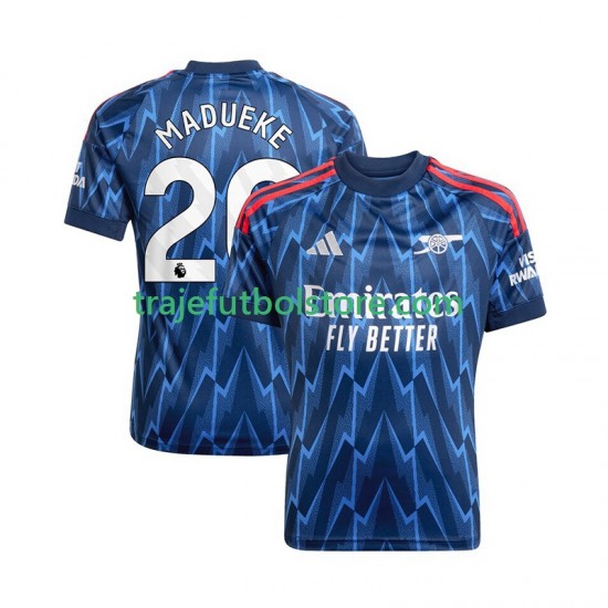 Camiseta 2ª Arsenal Noni Madueke 20 Hombre 2025-2026 Manga Corta