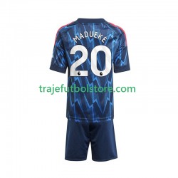Camiseta 2ª Arsenal Noni Madueke 20 Niño 2025-2026 Manga Corta