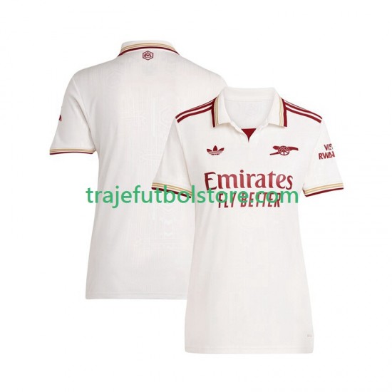 Camiseta 3ª Arsenal Mujer 2025-2026 Manga Corta