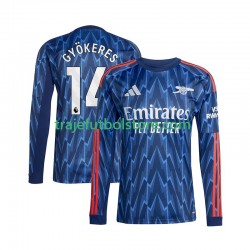 Camiseta 2ª Arsenal Viktor Gyokeres 14 Hombre 2025-2026 ML