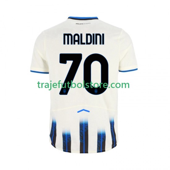 Camiseta 2ª Atalanta Daniel Maldini 70 Hombre 2025-2026 Manga Corta