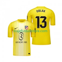 Camiseta 1ª Atlético Madrid Jan Oblak 13 Portero Hombre 2025-2026 Manga Corta