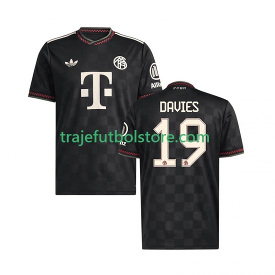 Camiseta 3ª Bayern de Múnich Alphonso Davies 19 Hombre 2025-2026 Manga Corta