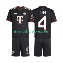 Camiseta 3ª Bayern de Múnich Jonathan Tah 4 Niño 2025-2026 Manga Corta