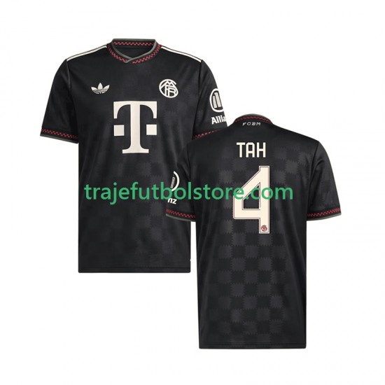 Camiseta 3ª Bayern de Múnich Jonathan Tah 4 Hombre 2025-2026 Manga Corta