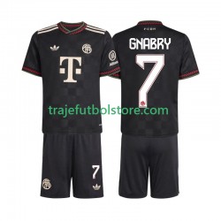 Camiseta 3ª Bayern de Múnich Serge Gnabry 7 Niño 2025-2026 Manga Corta