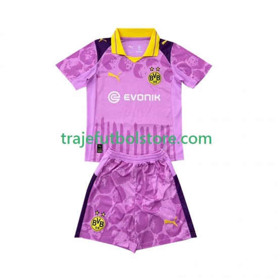 Camiseta 1ª Borussia Dortmund FIFA CWC Portero Niño 2025 Manga Corta