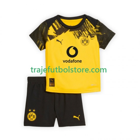 Camiseta 1ª Borussia Dortmund Niño 2025-2026 Manga Corta