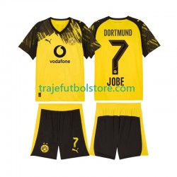 Camiseta 1ª Borussia Dortmund Jobe Bellingham 7 Niño 2025-2026 Manga Corta