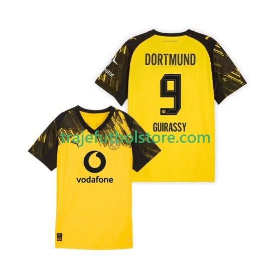 Camiseta 1ª Borussia Dortmund Serhou Guirassy 9 Hombre 2025-2026 Manga Corta