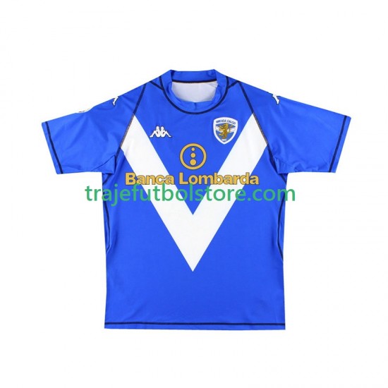 Camiseta 1ª Brescia Calcio 2003 Retro Hombre 2004 Manga Corta
