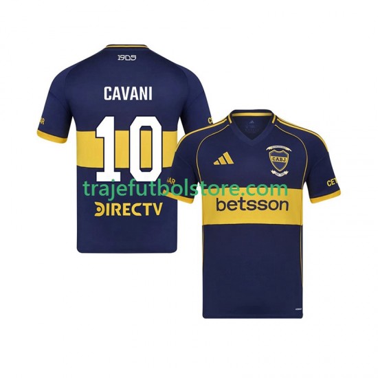 Camiseta 1ª CA Boca Juniors Edinson Cavani 10 Hombre 2025-2026 Manga Corta