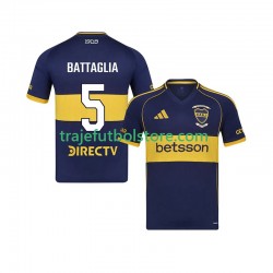 Camiseta 1ª CA Boca Juniors Rodrigo Battaglia 5 Hombre 2025-2026 Manga Corta