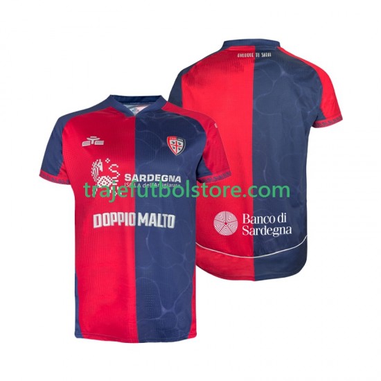 Camiseta 1ª Cagliari Hombre 2025-2026 Manga Corta