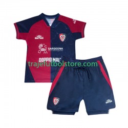 Camiseta 1ª Cagliari Niño 2025-2026 Manga Corta