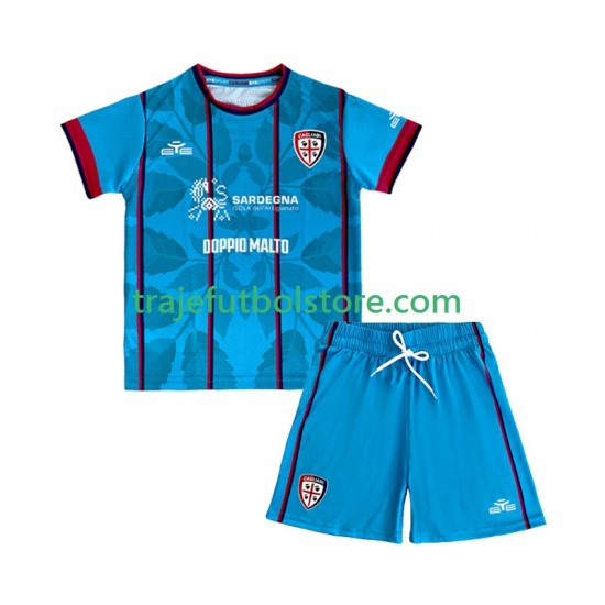 Camiseta 3ª Cagliari Niño 2025-2026 Manga Corta