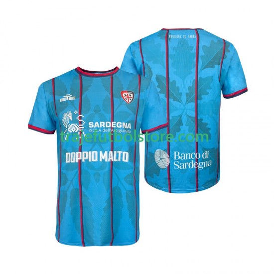 Camiseta 3ª Cagliari Hombre 2025-2026 Manga Corta