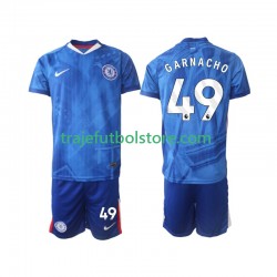 Camiseta 1ª Chelsea Alejandro Garnacho 49 Niño 2025-2026 Manga Corta
