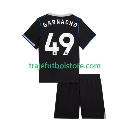 Camiseta 3ª Chelsea Alejandro Garnacho 49 Niño 2025-2026 Manga Corta