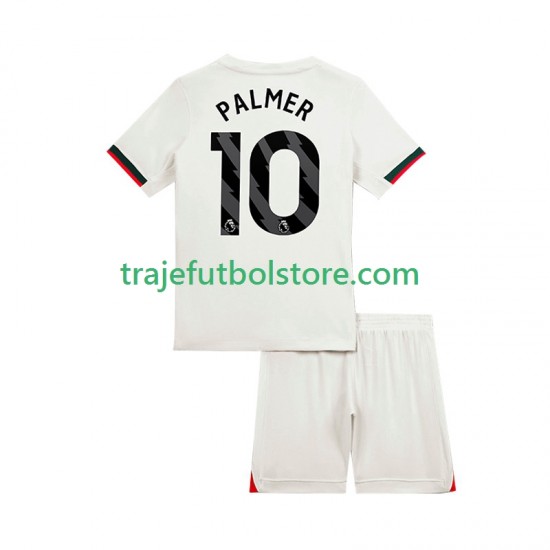 Camiseta 2ª Chelsea Cole Palmer 10 Niño 2025-2026 Manga Corta