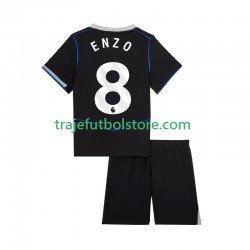 Camiseta 3ª Chelsea Enzo Fernandez 8 Niño 2025-2026 Manga Corta