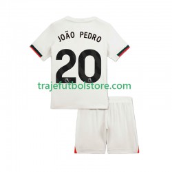 Camiseta 2ª Chelsea Joao Pedro 20 Niño 2025-2026 Manga Corta