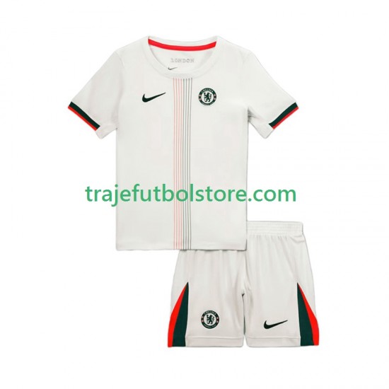 Camiseta 2ª Chelsea Niño 2025-2026 Manga Corta