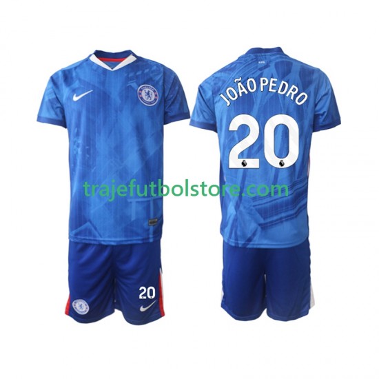 Camiseta 1ª Chelsea joao pedro 20 Niño 2025-2026 Manga Corta