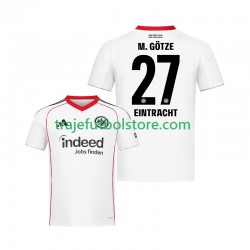 Camiseta 2ª Eintracht Frankfurt Mario Gotze 27 Hombre 2025-2026 Manga Corta