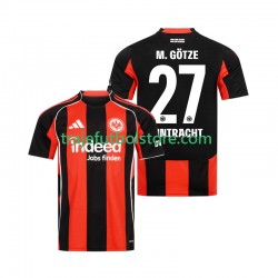 Camiseta 1ª Eintracht Frankfurt Mario Gotze 27 Hombre 2025-2026 Manga Corta