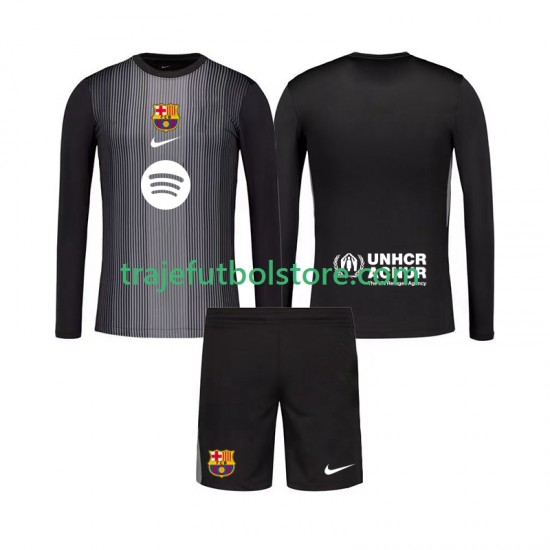 Camiseta 3ª FC Barcelona Portero Niño 2025-2026 ML