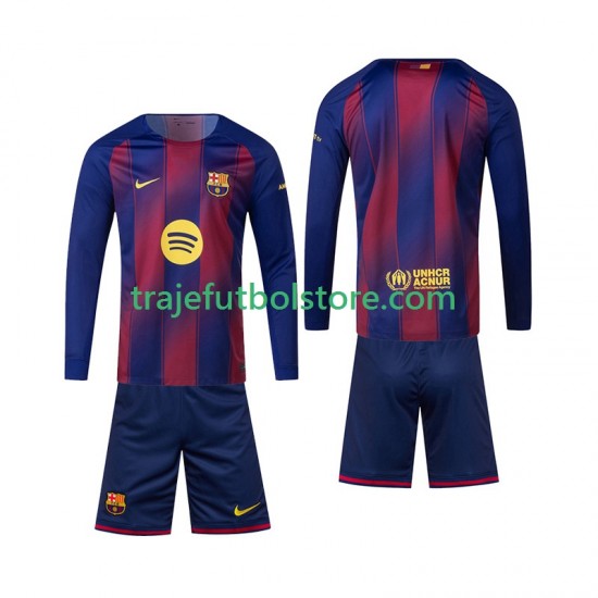 Camiseta 1ª FC Barcelona Niño 2025-2026 ML
