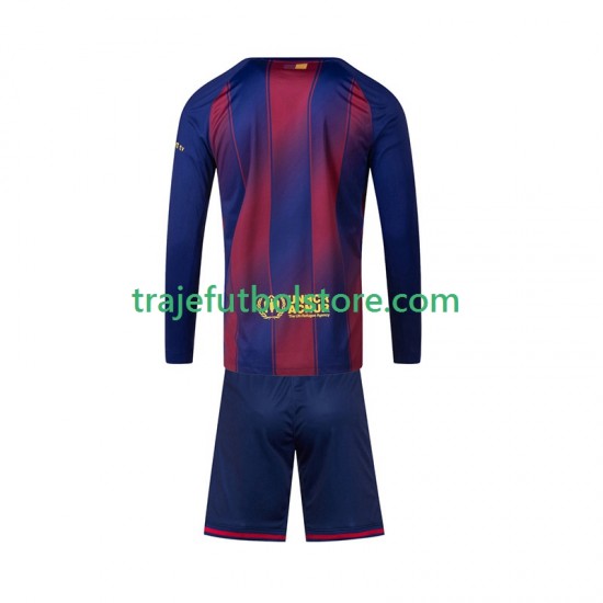Camiseta 1ª FC Barcelona Niño 2025-2026 ML