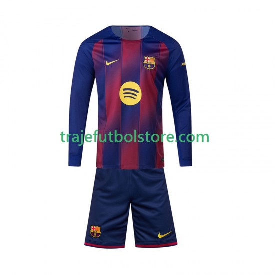 Camiseta 1ª FC Barcelona Niño 2025-2026 ML