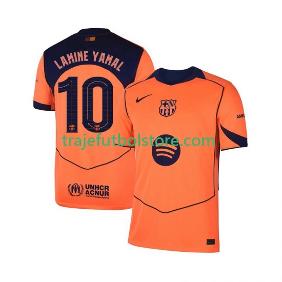 Camiseta 3ª FC Barcelona Lamine Yamal 10 UCL Hombre 2025-2026 Manga Corta