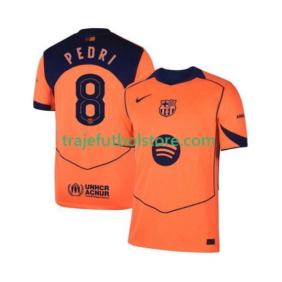 Camiseta 3ª FC Barcelona Pedri 8 UCL Hombre 2025-2026 Manga Corta
