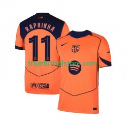 Camiseta 3ª FC Barcelona Raphinha 11 Champions League Hombre 2025-2026 Manga Corta