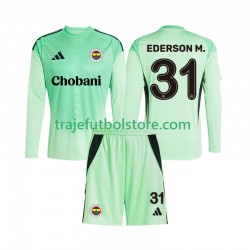 Camiseta 2ª Fenerbahce Ederson Moraes 31 Portero Niño 2025-2026 ML