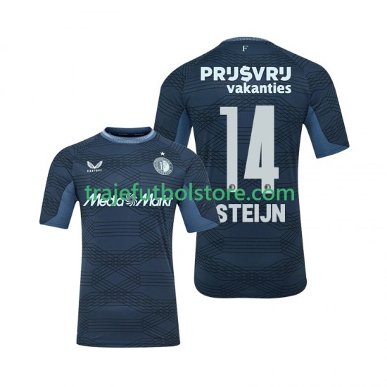 Camiseta 2ª Feyenoord Rotterdam Sem Steijn 14 Hombre 2025-2026 Manga Corta