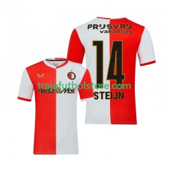Camiseta 1ª Feyenoord Rotterdam Sem Steijn 14 Hombre 2025-2026 Manga Corta