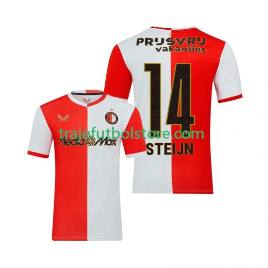 Camiseta 1ª Feyenoord Rotterdam Sem Steijn 14 Hombre 2025-2026 Manga Corta