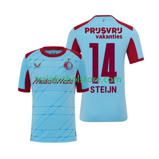 Camiseta 3ª Feyenoord Rotterdam Sem Steijn 14 Hombre 2025-2026 Manga Corta