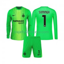 Camiseta 3ª Inter Milan Yann Sommer 1 Portero Niño 2025-2026 ML