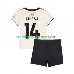 Camiseta 2ª Liverpool Federico Chiesa 14 Niño 2025-2026 Manga Corta