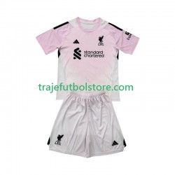 Camiseta 3ª Liverpool Portero Niño 2025-2026 Manga Corta
