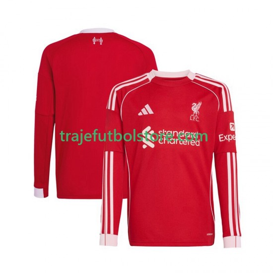 Camiseta 1ª Liverpool Hombre 2025-2026 ML