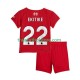 Camiseta 1ª Liverpool Hugo Ekitike 22 Niño 2025-2026 Manga Corta