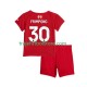 Camiseta 1ª Liverpool Jeremie Frimpong 30 Niño 2025-2026 Manga Corta