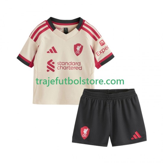 Camiseta 2ª Liverpool Niño 2025-2026 Manga Corta